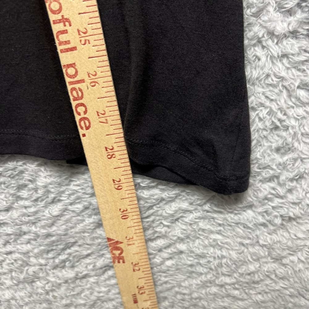 Athleta Cloudlight Top Womens XXS Black Asymetrical Long Sleeve Relaxed Drapey - Picture 8 of 8